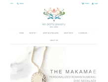 Tablet Screenshot of kealohajewelry.com